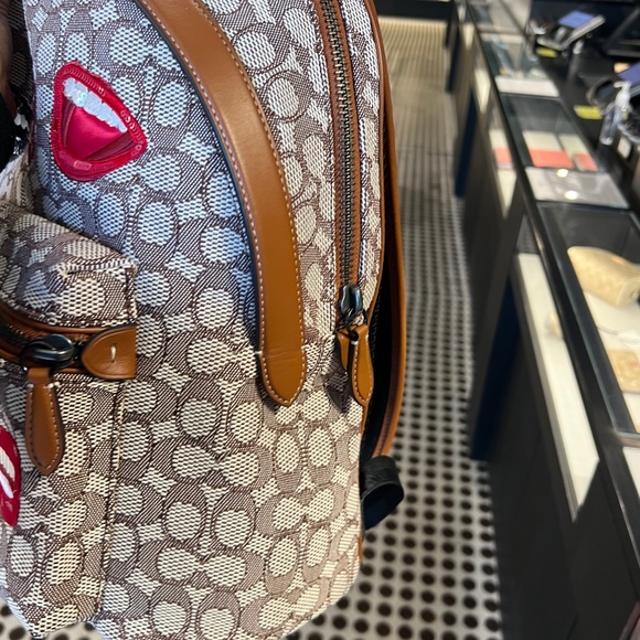 Coach X Tom Wesselmann Charter Backpack In Signature Textile Jacquard NWT - Picture 7 of 15